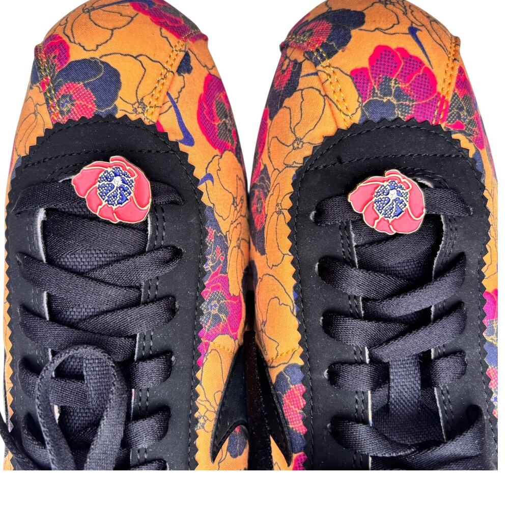 Nike Cortez 'Gold Floral' Sneakers Women's Size 10 - Picture 8 of 8